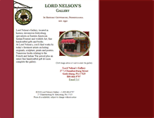 Tablet Screenshot of lordnelsons.com
